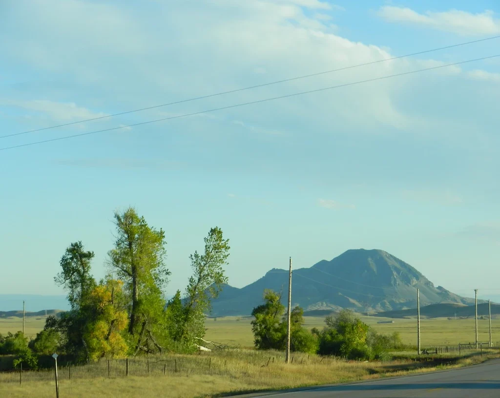 On 79 with Bear Butte